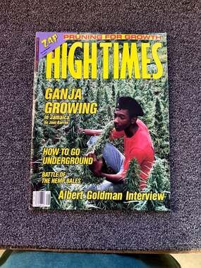 Vintage High Times Magazine August 1989 Ganja Growing in Jamaica